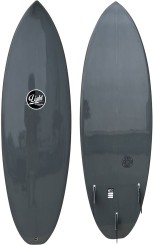 RIVER RESIN Surfboard grey