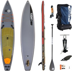 PLATIN TOURER 14.0x32 SUP inkl. 3PC CARBON ENDURANCE RACE Paddel