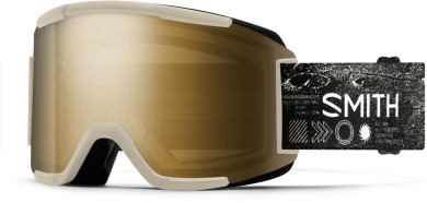 SQUAD Goggle chalk space invader/chromapop sun black gold mirror