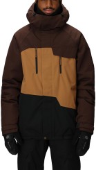GEO INSULATED Jacke coffee colorblock