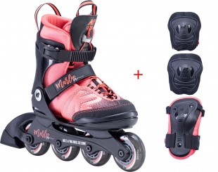 MARLEE PRO Kinder Inline Skate 32-37 inkl. MARLEE PRO Schonerset
