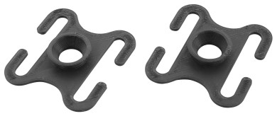 MASK-HOOKS Maskenhalter Schneebrille black