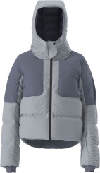 WOMEN COLD SPELL CROPPED DOWN Jacke blue flax/twilight galaxy