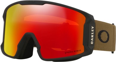 LINE MINER L Goggle army green corduroy/prizm snow torch iridium