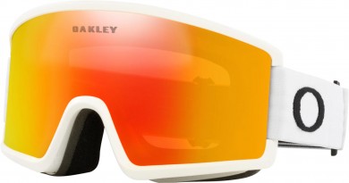 TARGET LINE L Schneebrille matte white/fire iridium