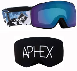 ORION THE ONE EDITION Magnet Schneebrille mountain strap/photochromatic revo blue