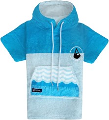 COTTON VELOURS MINI Poncho