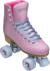 QUAD SKATE Rollschuh wavy check
