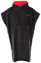 HOODY TOWEL Poncho black/ jet black