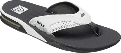 FANNING Sandale grey/white