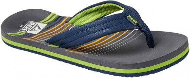 LITTLE AHI Sandale stripe green