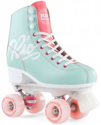 SCRIPT Rollschuh teal/coral