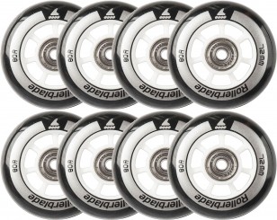 72mm/80a 8er Pack Rollenset inkl. SG5 Kugellager