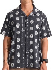 BLESS UP TRAIL Hemd black print