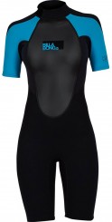 LAUNCH 2/2 BACKZIP Shorty turquoise