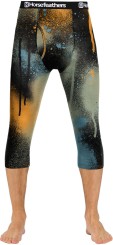 RILEY 3/4 Pant yellow spray
