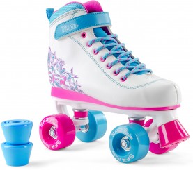 VISION II PLUS Rollschuh white/blue/pink