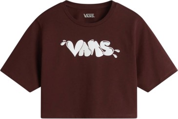 BUSTED TYPE CREW CROP II T-Shirt bitter chocolate
