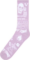 BUBS 66 CREW Socken lavender mist