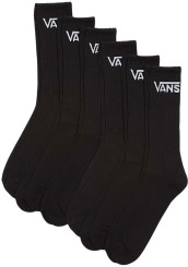 CLASSIC CREW ROX 6er Pack Socken black
