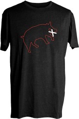 MUZZLED PIG T-Shirt black