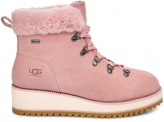 pink ugg lace up boots