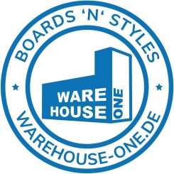 BOARDS N STYLE Die Cut Aufkleber blue