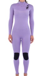 WOMEN AIR 3/2 CHEST ZIP Full Suit lavander