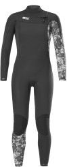 EQUATION WOMEN 4/3 CHEST ZIP Full Suit iberis white
