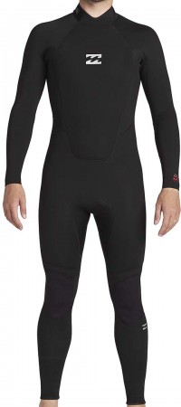 INTRUDER 3/2 BACK ZIP Full Suit 2022 black 