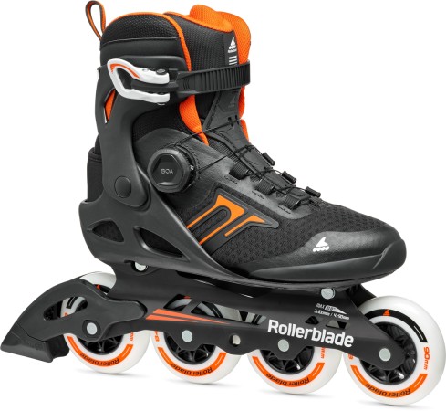 MACROBLADE 90 BOA Inline Skate 2025 black/orange 