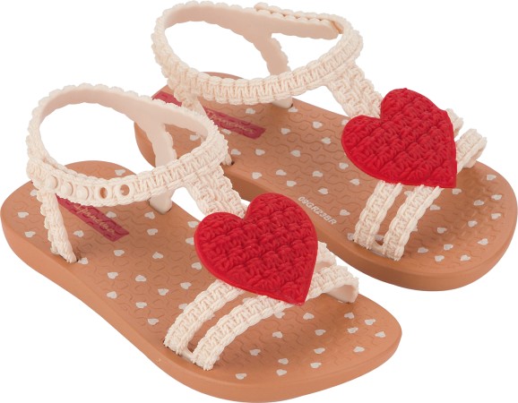 MY FIRST BABY Sandale 2024 beige/beige/red 