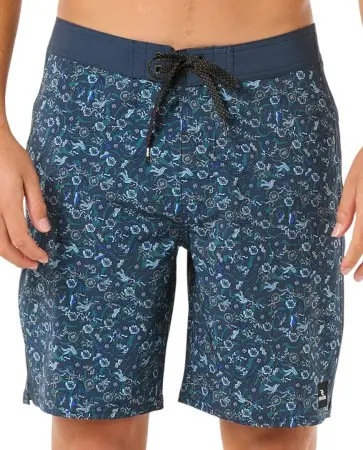 MIRAGE FLORAL REEF 19 Boardshort 2025 washed navy 