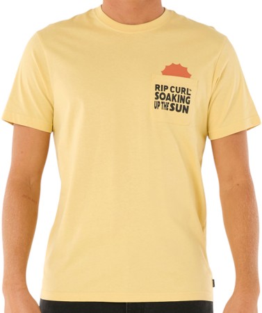 SUN SOAKER POCKET T-Shirt 2025 straw 