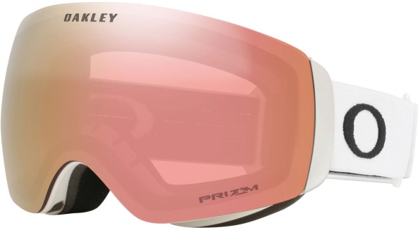 FLIGHT DECK M Schneebrille 2025 matte white/prizm rose gold 