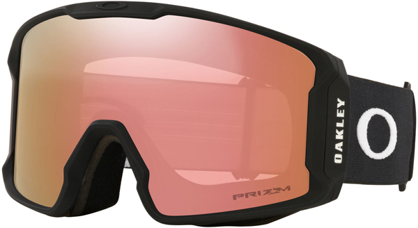 LINE MINER L Goggle 2025 matte black/prizm rose gold 