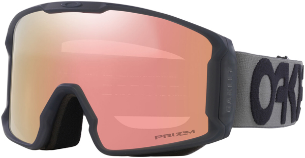 LINE MINER L Goggle 2025 b1b matte forged iron/prizm rose gold iridium 