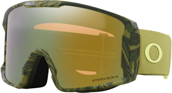 LINE MINER L Schneebrille 2025 jamie anderson signature/prizm snow sage gold iridium 