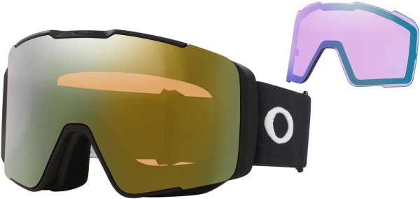 LINE MINER PRO L Goggle 2025 matte black/prizm sage gold + prizm iced 