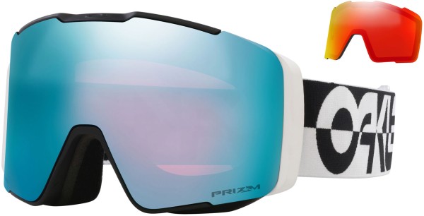 LINE MINER PRO L Schneebrille 2025 black white duality/prizm sapphire + prizm torch 