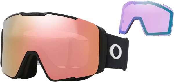 LINE MINER PRO M Schneebrille 2025 matte black/prizm rose gold + prizm iced 