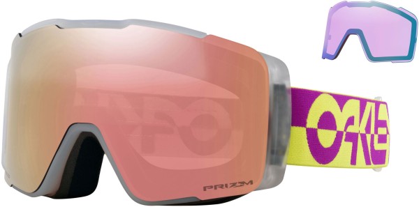 LINE MINER PRO M Goggle 2025 purple yellow duality/prizm rose gold + prizm iced 