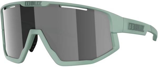 FUSION Sonnenbrille 2025 matte green/smoke mirror silver 