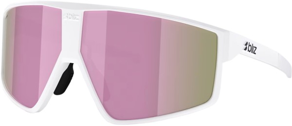 P002 Sonnenbrille 2025 matte white/brown pink 