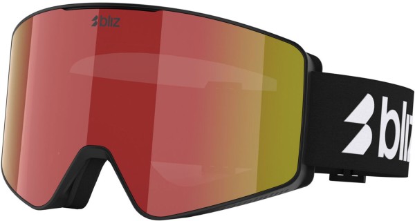 G001 Schneebrille 2026 matte black/brown red multi 