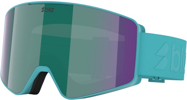 G001S Schneebrille 2026 matte turquoise/brown green multi 
