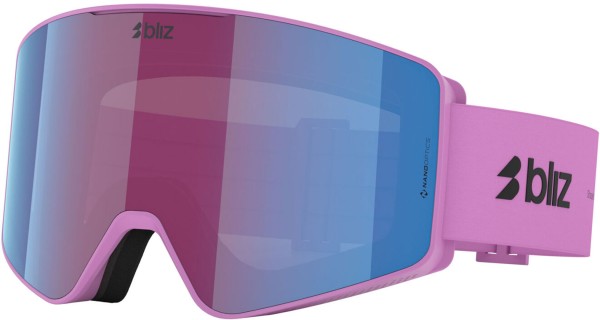 G001S Schneebrille 2026 matte pink/n_o_n violet & blue 