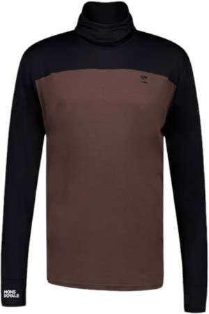 YOTEI POWDER HOOD Longsleeve 2025 cedar/black 