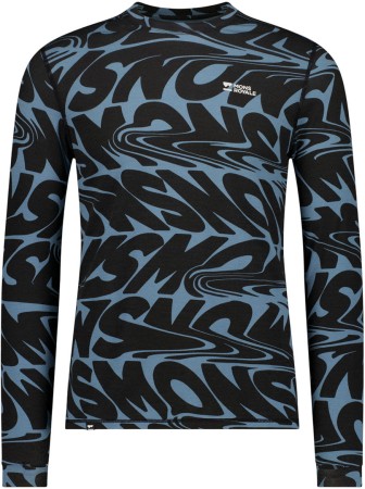 CASCADE MERINO Longsleeve 2026 signal lost goblin blue 