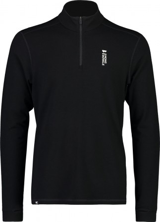 CASCADE MERINO FLEX 1/4 ZIP Longsleeve 2025 black 